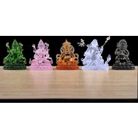 Coloured Glaz Five Wealth God Esoteric Buddhism Statue Decoration Home Offering Tibetan Buddhism