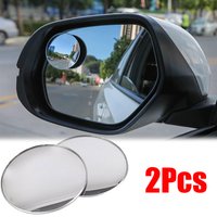 Rétroviseur pour Angle mort de voiture 360 degrés, 2 pièces, miroir de stationnement convexe, réglable, grand Angle, extérieur, Automobile