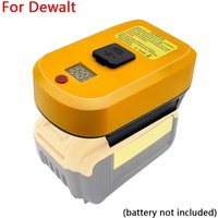 65W Battery Converter Adapter with Type-C Port and USB Port QC3.0 Fast Charger Portable for Makita/Dewalt/Milwaukee/Bosch