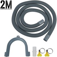 Drain Hose Extension Pipe Kit 6.6FT Replacement Drain Hose for Washing Machine Washer Dryer Dishwasher & Other Applications