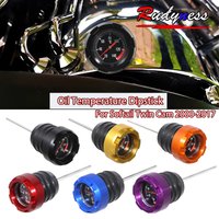 Motorcycle Slope Cut Oil Temperature Dipstick For Harley 2000-2017 Softail Twin Cam Fat Boy Heritage Classic Slim