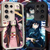 Anime Demon Slayer Case for Samsung Galaxy S24 S23 S22 S21 Ultra Plus FE A54 A34 A14 A73 A53 A33 5G Silicone Shockproof Cover