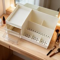 1 PCS Independent Plastic Storage Box | Efficient Desktop Organizer for Cosmetics and Jewelry, Perfect as a Holiday Gift