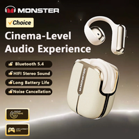 Monster XKO06 Earphones Ear Hook Wireless Bluetooth 5.4 Stereo Sound Noise Reduction Earburds Long Battery Life Sport Headphones