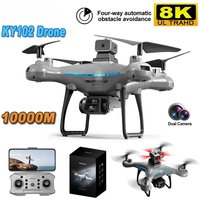 KY102 Drone 8K Professional HD Dual Camera Aerial Photography Obstacle Avoidance Optical Four-Axis RC Aerocraft Toy