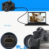 Sync Cord Camera USB Cable Battery Charger DSLR Digital Digital Camera Data Cable 8Pin SLR Camera SLR Camera Parts