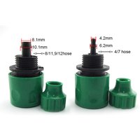 4/7mm 8/11mm Hose Barbed 4/7 Hose Quick Connectors Garden Water Tap Water Drip Irrigation Hose Coupling Gardening Tools F1