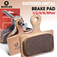 BUCKLOS Bike Brake Pads Bicycle Sintered-metal Disc Pad for K05S K03S K04S Wear-resistant Disc Brake Pad MTB Brake Pad