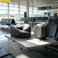 U-Shaped Memory Foam Neck Pillow Slow Rebound Adjustable Neck Support Washable Travel Sleep Nap Pillow