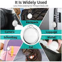 Smart Item Finder Locator GPS Tracker Bluetooth Device Key/Bag Anti-Lost Tag Reminder Work with For Apple Find My APP