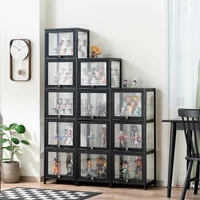 Figure display cabinet LEGO acrylic display stand household ornament building block storage shelf transparent dust display