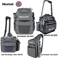2024 New MUSTAD Gaming Time Waist Bag, Shoulder Bag, Backpack, Handbag, Outdoor Fishing Storage Space
