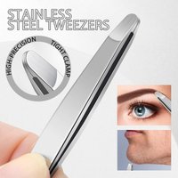 Professional Tweezers Set Stainless Steel Eyebrow Tweezer Round Point Beauty Tools for Eyelash Tweezer & Ingrown Hair Removal