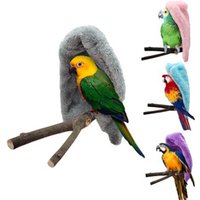 Winter Warm Bird Shawl Nest Corner Parrot Blanket Pet Small Animal Hanging Tent Cage Decoration for Parakeet Lovebird Cockatiel