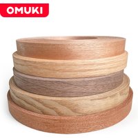 OMUKI Solid wood veneer edge banding with woodworking DIY furniture wardrobe cabinet edge banding width 2cm