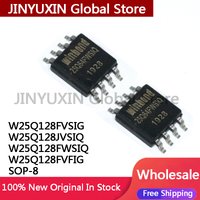 5Pcs 100% New W25Q128FVSIG W25Q128JVSIQ W25Q128FWSIQ W25Q128FVFIG W25Q128 SOP-8 IC Chipset in stock Wholesale