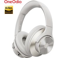 Oneodio A10 ANC Wireless Bluetooth Headphones Hi-Res Audio Over Ear Headset 35dB Hybrid Active Noise Cancelling Headphones 50H