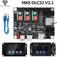 MKS DLC32 V2.1 Offline Controller Board 32bits ESP32 WIFI GRBL Motherboard für Lasergraviermaschine TS35 Touch Screen Display