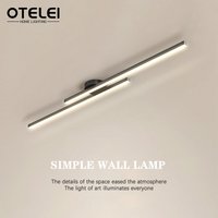 Nowoczesna lampa sufitowa LED w stylu minimalistycznym do sypialni, przedpokoju, korytarza, oświetlenie wewnętrzne, salonu, lampka nocna, dekoracja tła, kinkiet.