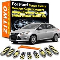 Accessories LED Bulb Car Interior Light Kit For Ford Fiesta Mondeo Focus Kuga Ecosport Explorer Ranger Galaxy S-MAX B-MAX C-MAX
