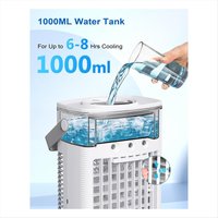 *SPOR Portable Air Conditioners, 3-in-1 Portable AC Unit,Mini Air Conditioner with 1000ml Water Tank,for Indoor Office Bedroom