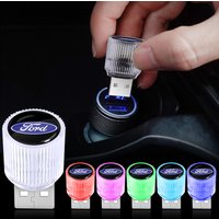 Car LED USB Light Auto Interior Atmosphere Light For Ford Fiesta MK7 Mondeo MK4 ST Focus MK1 MK2 MK3 Focus 2 3 4