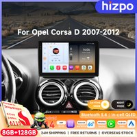 Hizpo 9" Smart Stereo Player Wireless Screen For Opel Corsa D 2007-2012 Screen Car Intelligent Systems Radio Carplay WIFI BT AI