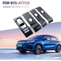 For BYD ATTO 3 Atto3 2022 2023 2024 2025 Door Window Lift Button Panel Sticker Decoration Interior Cover Accessories