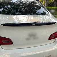 For Infiniti G Series G25 G37 2007-2013 4 doors Trunk Lid Molding Trim Wrap Gloss Black Color Change Sticker Car Deca