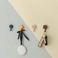 3/6/9/15Pcs Self Adhesive Wall Hook Strong Without Drilling Bathroom Door Kitchen Towel Hanger Hooks Home Storage Accessories