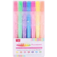 0.7mm Waterproof Fluorescent Acrylic Markers Photo Album Drawing Handbook Fabric Wood Mug Markers DIY Art Supplies Set