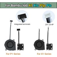 Lab X1 P1P P1S Original 5015 Blower Fan 2510 Mini Fan 5V 15000 rpm/min With Cable For Bamboo 3d printer