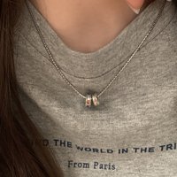 New Arrival Trendy Colorful Crystal Round Circle Retro Thai Silver Ladies Chains Necklace Jewelry For Women Gifts Cheap
