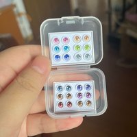 6mm Anime Doll Eyes Colorful Eyes DIY Anime Doll Accessories Cartoon Eyes DIY Handmade Eyeball