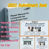 NEW 2021 AutoSmart 3 E Book Set - Asian, European & Domestic Book Set - By Michael Hyde LockSmith