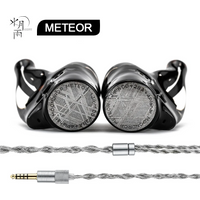 MOONDROP METEOR 1DD+2BA+4PLANAR IEMS 0.78mm 2pin 4.4 3.5mm plug Wired in-ear headphones
