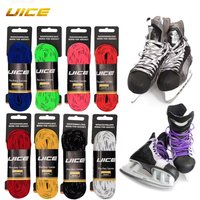 UICE Ice Hockey Skate Laces 84-120in Dual Layer Braid Extra Reinforced Tips Waxed Tip Design For Ice Hockey Shoes Accessory