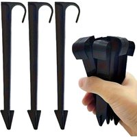 50PCS Durable Plastic PE Pipe Bracket for 1/2 Inch Drip Irrigation Hose Adjustable Heavy Duty Support Stake Garden Tools