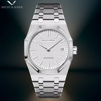 Classics Specht&Söhne 38MM Quartz Wristwatch For Men Luminous Sapphire Crystal Ultrathin Stainless Steel Watch 50M Waterproof