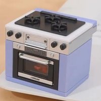 Dolls House Miniature Kitchen Accessories 1 Set Dollhouse Simulation Mini Kitchen Utensils Gas Stove Model Scene Decoration