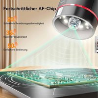 Elikliv 10,1''2000X Autofokus Digitalmikroskop EM3K-AF Max 3K HDMI Löt-Mikroskop für Elektronik-Reparaturen mit 10"-Ständer