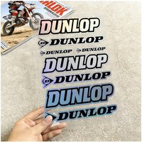 AliExpress Dunlop Laser For DUNLOP Reflective Motorcycle Stickers Waterproof Vinyl Decals For Motorbike Helmet Fuel Tank Bike