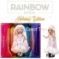 Original Rainbow High Holiday Edition Roxie Grand Fashion Doll Sparkle Dress 28cm Collectible Doll Birthday Gifts for Girls Toys