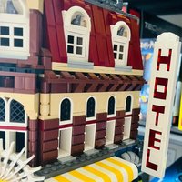 Creative Expert Bank Cafe Corner MOC Building Blocks City Model Bricks Dinner Bookstore Assembly Set Street View Toy Gifts Decor
