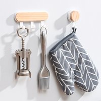 Adhesive Wall Hooks Self Adhesive Kitchen Wall Hooks Hangers for Hanging Hat Towel Key Bags Purses