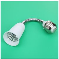 20CM 30CM 40CM 60CM Flexible E27 to E27 LED Bulb Desk Extension Lamp Holder Wall Base Holder Screw Extension Adapter Socket