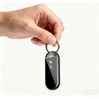 Famue Keychain Voice Recorder: Professional Noise Reduction, Voice-Activated, Compact, Portable, Auto-Save, Scheduled, Lawyers
