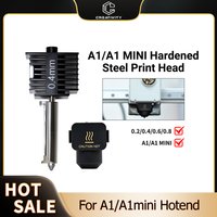 A1/A1 Mini All-in-one Hotends Kit With 0.4/0.6/0.8mm Hardened Steel Nozzle for Bamboo A1 Replace Hotend Kit