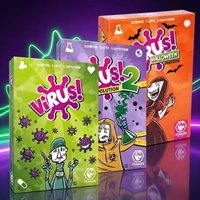 Rodzinna gra karciana zasługująca na strategię, seria Virus 1 i 2 oraz gra planszowa na Halloween dla dorosłych, interaktywna rozrywka dla grup młodzieżowych.
