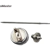 sMaster TE20 T110 Spray Gun Pro Lite 1.3mm/1.8mm Nozzle Kit Paint Gun Cap Nozzle Needle Three-Piece